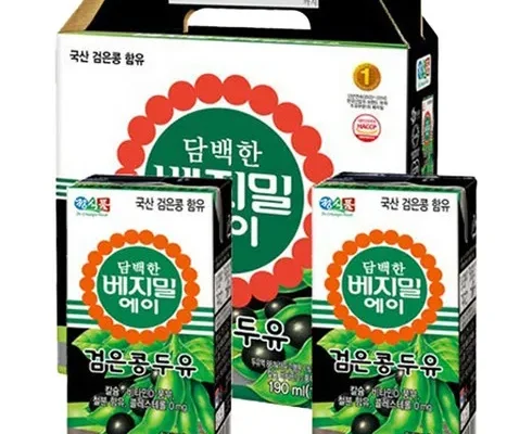 정말 놓치기 아까운 담백한 베지밀A 검은콩두유 190ml x 80팩 추천 순위 Top8