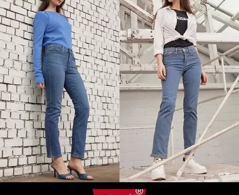 망설일수록 손해보는 24SS LEVIS 724 하이라이즈 스트레이트 여성 데님 2종 추천상품