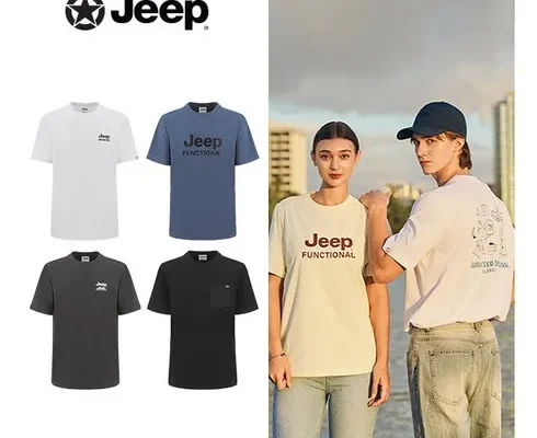 이번주 추천상품 JEEP 남성 24 SUMMER COOL SORONA 반팔 티셔츠 4종 추천 베스트8