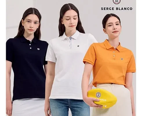 백화점에서 난리난 SERGE BLANCO 24SS 여성 폴로 반팔티셔츠 3종 추천 리뷰