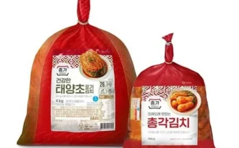 엄마들 사이에서 난리난 종가 종가집 건강한 태양초 포기김치 4kg  열무김치 900g 추천 베스트8