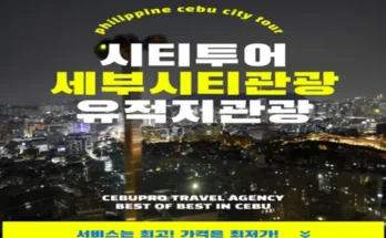 홈쇼핑 MD가 추천하는 세부여행 추천 순위 Top8