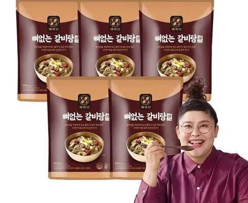 최고 인기 이영자의 뼈없는갈비탕 900g x 8팩 총7.2kg 없어서 못사는