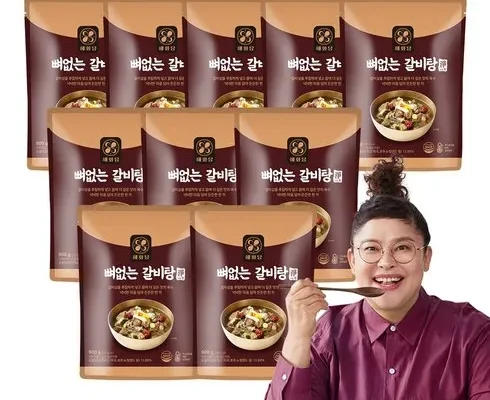 놓치면 후회할 이영자의 뼈없는갈비탕 900g x 8팩 총7.2kg 리뷰 추천