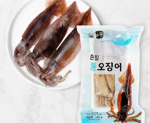 프리미엄 자연산 손질 오징어 24미 진짜 좋은