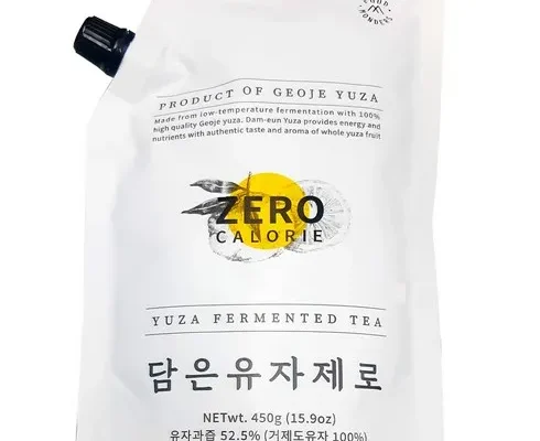 극찬받는 몬더스 담은 유자 제로 칼로리 450g 11팩 리뷰