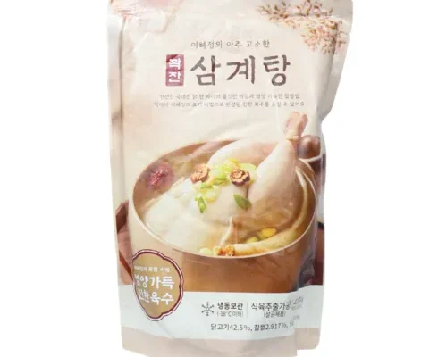 클래식한 이혜정의 아주 고소한 꽉찬 삼계탕 7팩 총 8.4kg Best8추천